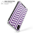 Purple Chevron iPhone XS Max Clear Case
